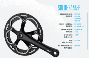 E-BIKE TREKKING Plato y manivela