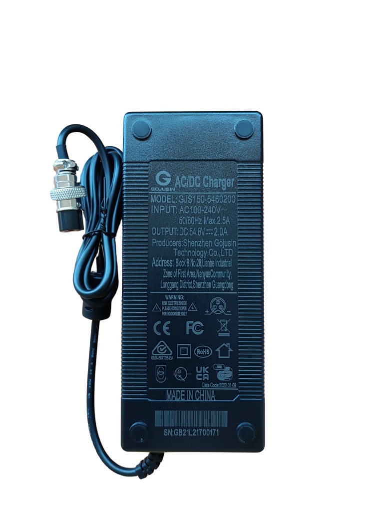 AVANTSEE Cargador [48V 2A Output: DC54,6V - 2A]